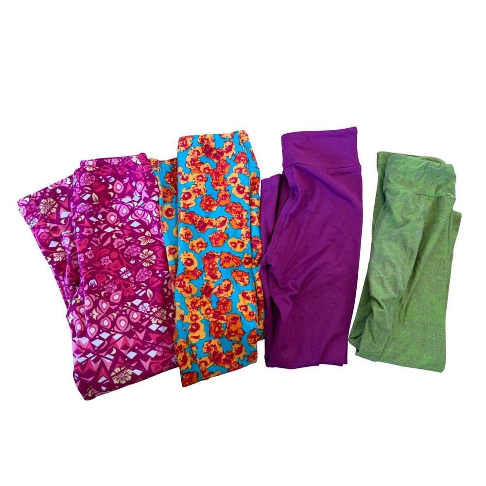 Lularoe youth legging bundle of 4 s/m